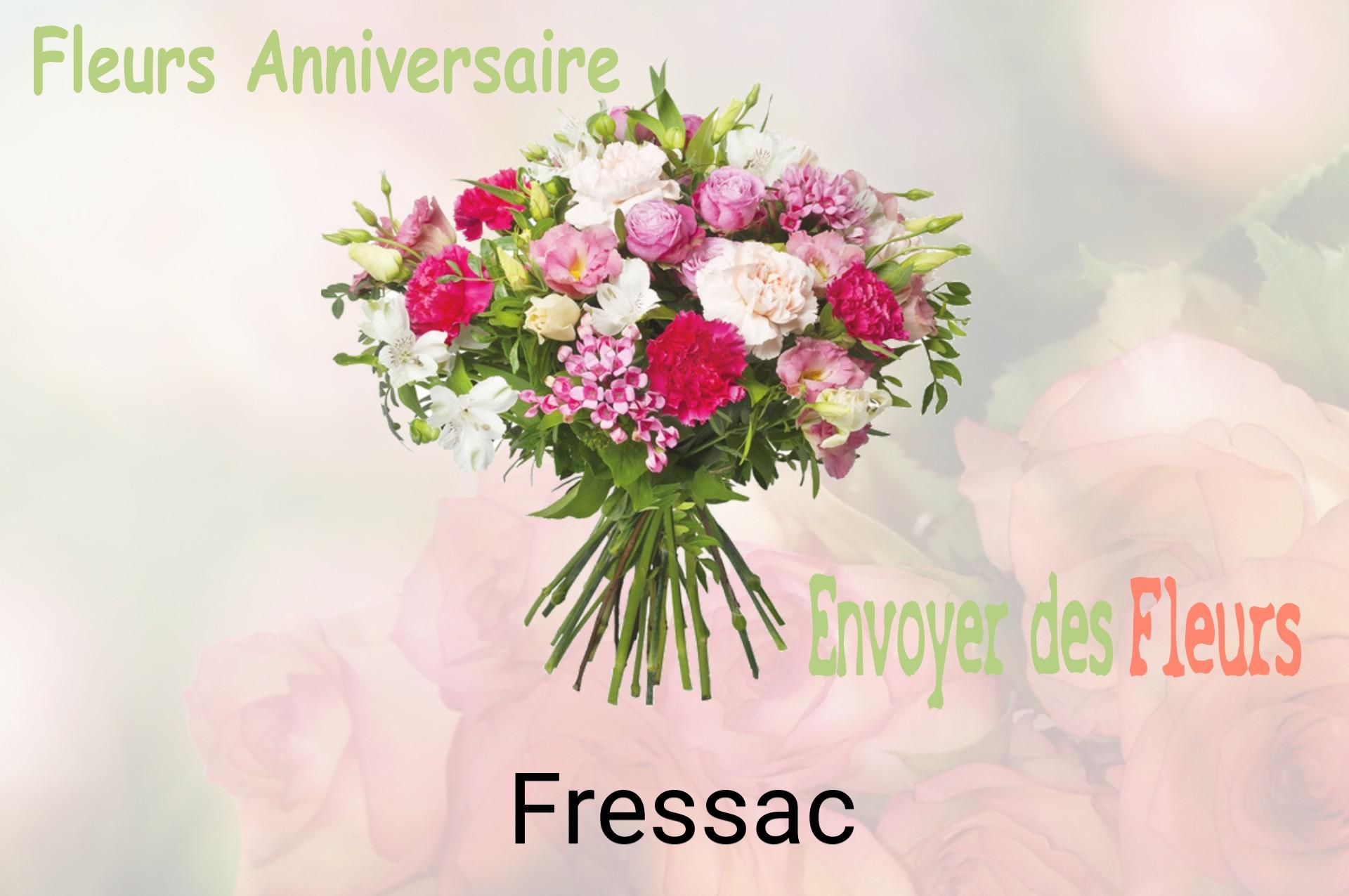 Bouquet de fleurs d’anniversaire livré à Fressac